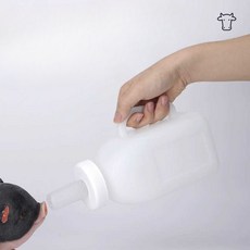 송아지 분유통 모유 축산 송아지젖병 농장 동물 사육, 젖소용 사각 우유병 3L+3 젖꼭지