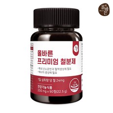 올바른 프리미엄 철분제 3개월분 90정