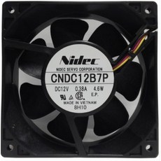  120mm 쿨링팬(냉각팬) / NIDEC SERVO / DC FAN / 모델명 CNDC12B7P / 120X120X38T / 12V / FG센서 