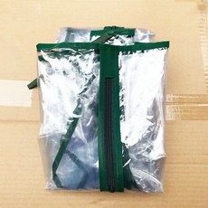 개집바람막이 개집보온 실외견겨울 강아지 방한텐트, 1개, PVC 투명 270 첨탑 커버