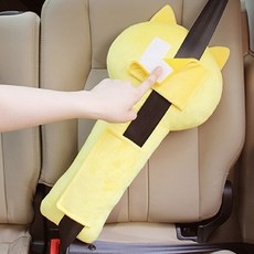 안전벨트인형 유아안전벨트커버 쿠션 어린이, 베어, 1개