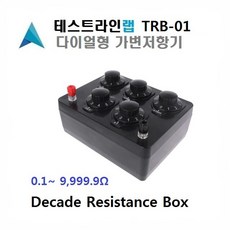 10Kohm 다이얼형 가변저항기 5단 디케이드 레지스턴스 박스 decade resistance box 저항상자