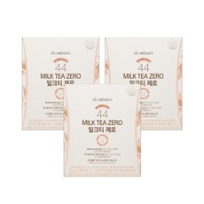닥터리본 44 밀크티 제로 다이어트 당류 ZERO 혈당케어 체지방 감소 도움 그린커피빈 체지방 바나바잎추출물 HACCP 인증, 3개, 20개입, 15g