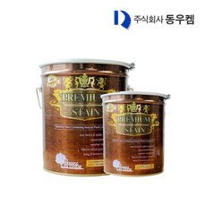 동우켐 프리미엄 오일스테인 방부목 데크 목재용, 자단, 4개, 3.5L