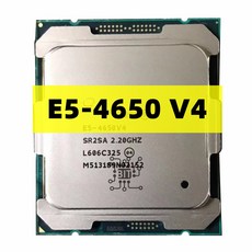 제온 CPU E5-4650V4 QS 2.20GHz 14 코어 35M LGA2011-3 E5-4650 v4 프로세서 E5 4650v4 4650, 한개옵션0