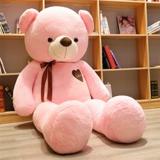 큰곰인형 빅테디베어 초대형 곰인형, 핑크색, 80cm