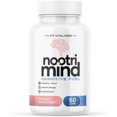 Nootropics Brain Boost 보충제 - 에너지 집중 비타민 DMAE 올리브 잎 바코파 포스파티딜세린 등을 포함한 뇌 건강을 위한 누트로픽 기억 두뇌 집중과 성과의 조화