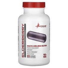 몸에 좋은 Metabolic Nutrition 엘더베리 최대 효능 포뮬라 캡슐 90정, MetabolicNutrition엘더베리, 1개