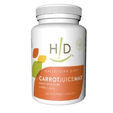 THE HALLELUJAH DIET Carrot Juice Max 240 Capsules abc쥬스 abc쥬스팩 abc쥬스재료 abc 주스 사과 당근 abc 레드비트즙 abcd주스, 1개, 1