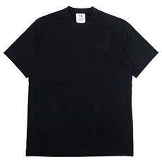 [와이즈 지역] Y-3 CL LOGO TEE 클래식 원 포인트 로고 크루 넥 T 셔츠 블랙 FN3358