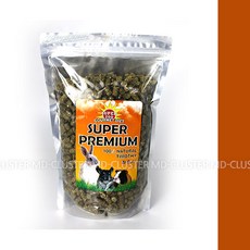 펫코 슈퍼프리미엄 티모시 펠렛 900g 토끼/기니피그 사료, 단품