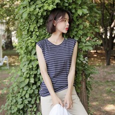 [마이더스비] 메리미 단가라 캡소매 티셔츠 리뷰후기
