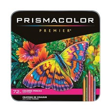 프리즈마컬러 Prismacolor 프리미어 색연필 72색 소프트 코어 크레용 펜슬 3599TN, Assorted, 72 Count (Pack of 1), 72 Count (Pack of 1)