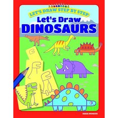 (영문도서) Let's Draw Dinosaurs Library Binding, Windmill Books, English, 9781538391341