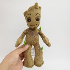 22cm 은하계의 마블 수호자 귀여운 그루트 인형 봉제 완구 소프트 카와이 베이비 트리 맨 인형 인형 완구 어린이를위한 선물|영화 & TV|, 1개, 단일, 빨간