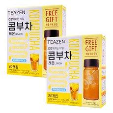 티젠 콤부차 레몬 30T X 2개(보틀포함), 60t