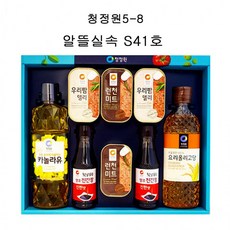 [MJ무역] 청정원 S41호 선물세트 알뜰 실속구성설 명절 선물 부모님 생활 필수품 설날 선물세트, E청정원 S41호 선물세트