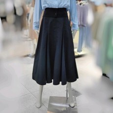 씨씨콜렉트뒷밴딩 플레어 스커트E233MSD102블랙870397