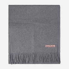기타 [명품]아크네 24SS CA0210 990 프린지 네로우 울 머플러 그레이 멜란지 CA0210990
