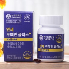 연세 루테인 플러스 눈건강 루테인 지아잔틴 눈영양제, 2병(4개월분)