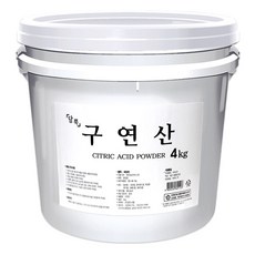 담뿍 구연산 4kg 섬유유연제 세정제 세제