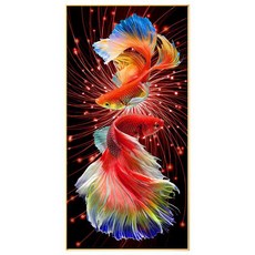 보석십자수물고기