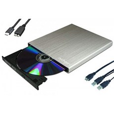 Archgon Star-C 외장 HD BD 플레이어 PC 노트북 용 외장 Blu-ray BDXL 버너 USB 3.0 / -C M-Disc, 단일상품