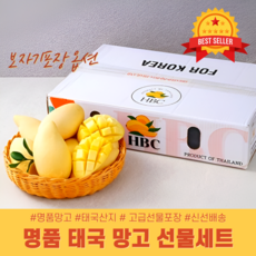 [다정한과일] 태국 망고 명절 선물세트 (보자기포장), 1박스, 5kg (10~16과) + 보자기포장