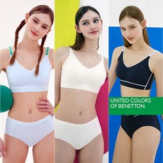 [베네통] 24SS 프리컷 브라팬티 4세트