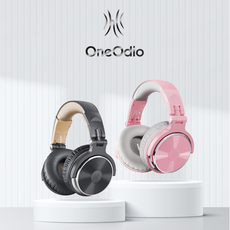 원오디오 Pro-10 유선 헤드폰 (한국 유일 총판) 골드 & 그레이, 핑크