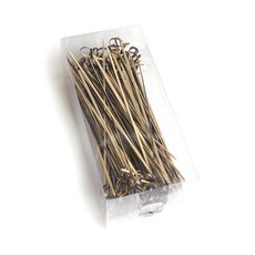 Bamboo Factory [고급과일꽂이] 검정대나무매듭-대 대나무 과일꽂이 요지 티포크 (28), 1개