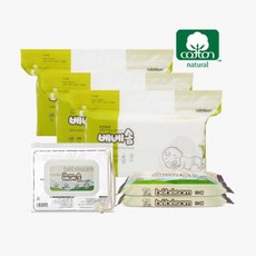 베베솜 순면 유아건티슈 10매 20매 100매 세트상품, 세트-04, 1개