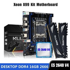 8G DDR4 LGA 메모리 2670 2PCs X99 Kllisre 제온 E5 CPU 16GB 키트 2666MHz V3 20113 데스크탑 콤보 마더보드 세트
