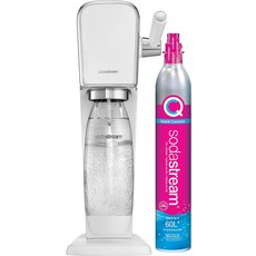 SodaStream (소다 스트림) Art 탄산수 메이커 (화이트) CO2/음료수용 병 첨부