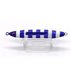 갈치 메탈지그 케미삽입형 갈치지깅 낚시, 80g, 블루