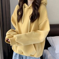 쥬디스 컬러 박시 후드티_d