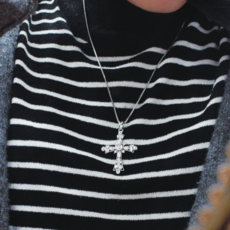 jm다이아몬드십자가목걸이
