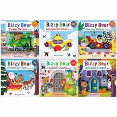 세진북 비지베어 Bizzy Bear 놀이책 C세트 전6권 + CD1 + 스티커6종 사은품증정, [단일상품]