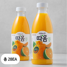 따옴 천혜향 한라봉 청귤 주스, 28개, 730ml