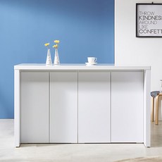 이모션 1600 아일랜드 식탁 조리대, 높이 720 B형, GHBE716B 이모션 상판, 화이트 화이트