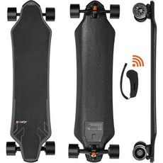EXWAY X1 원격 장착 최대 전기 스케이트보드 속도 28Mph & 18마일 범위 440LBS 하중 스텔스 데크 디자인 IP55 방수 성인 및 청소년 초보자를 위한