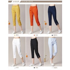 뉴타임즈 여성 린넨 7부 팬츠 No103Z