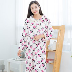 속옷스토리 국내제작 화이트미니 밍크 레이스 원피스 잠옷
