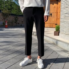 히든밴딩슬랙스 로댄티 남성용 빅사이즈 스판 슬랙스 9부 히든밴딩 팬츠