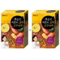 담터 캐슈넛 아몬드 호박고구마차, 18g, 80개입, 2세트