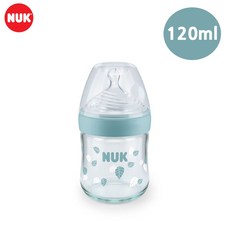 누크네이쳐센스 유리 젖병 120ml 그린 육아 용품, 본품