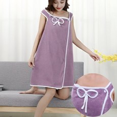 행복한오후 여성 목욕 샤워 가운 수면 홈웨어 H305