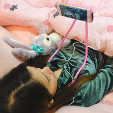 누워서보는핸드폰목걸이거치대
