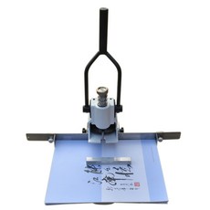 수동 펀칭 기 기계 대용량 구멍뚫는 천공 계약서 펀치 간인 Qiyan T30 단일 구멍 계 천 사진 앨범 태그 조리법 계, 8개의 수입 드릴 비트 포함