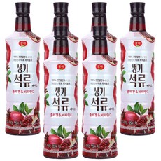 광야식품 생기석류 베이스 970ml, 6개